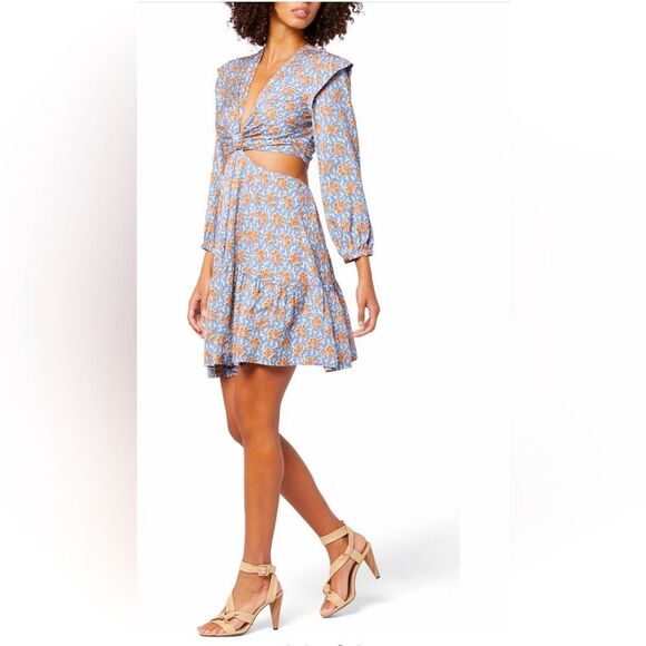 NEW Joie Maeve Floral Cutout Long Sleeve
Minidress Floral Blue Dress Size 8 - Picture 15 of 15